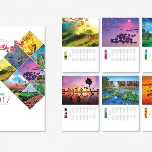 in lịch treo tường đẹp nhất Bình Phước